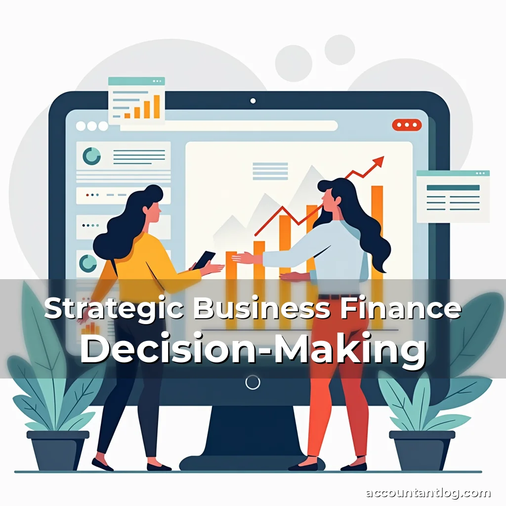 Artistic representation for Strategic Business Finance Decision-Making