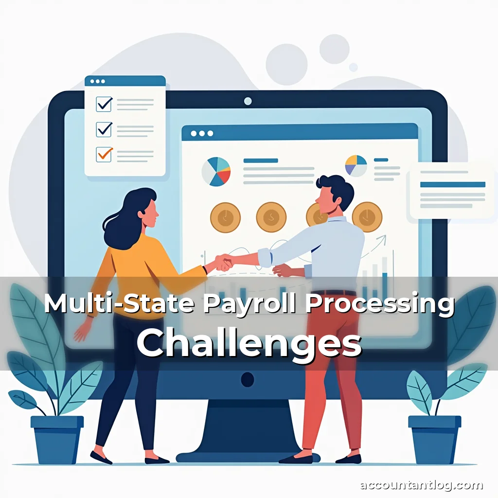 Artistic representation for Multi-State Payroll Processing Challenges