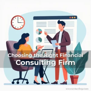 Artistic representation for Choosing the Right Financial Consulting Firm