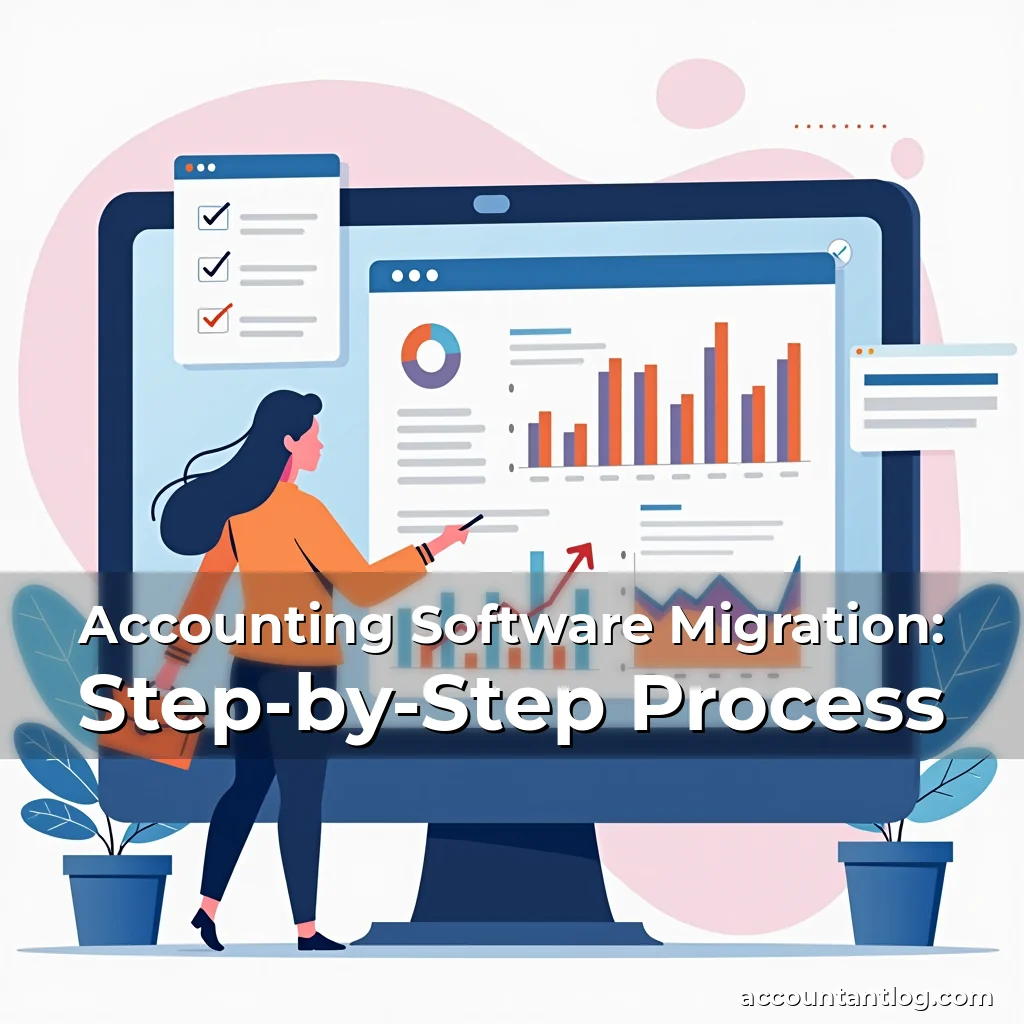 Artistic representation for Accounting Software Migration: Step-by-Step Process