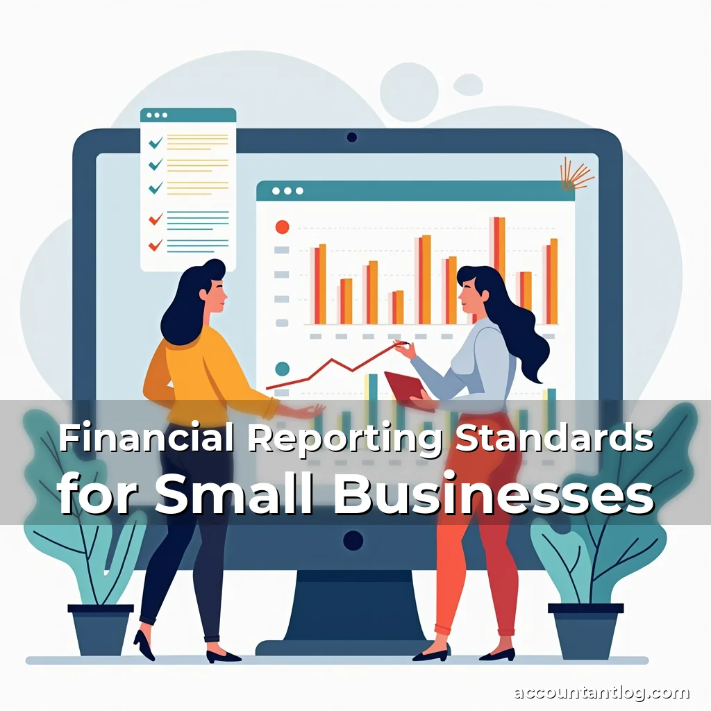 Artistic representation for Financial Reporting Standards for Small Businesses