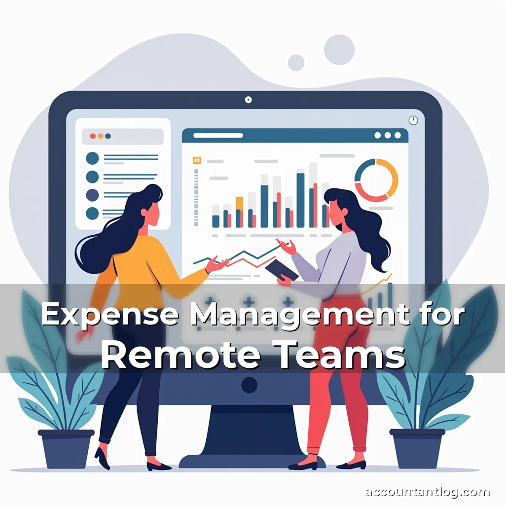Artistic representation for Expense Management for Remote Teams