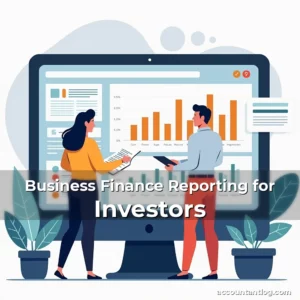 Artistic representation for Business Finance Reporting for Investors