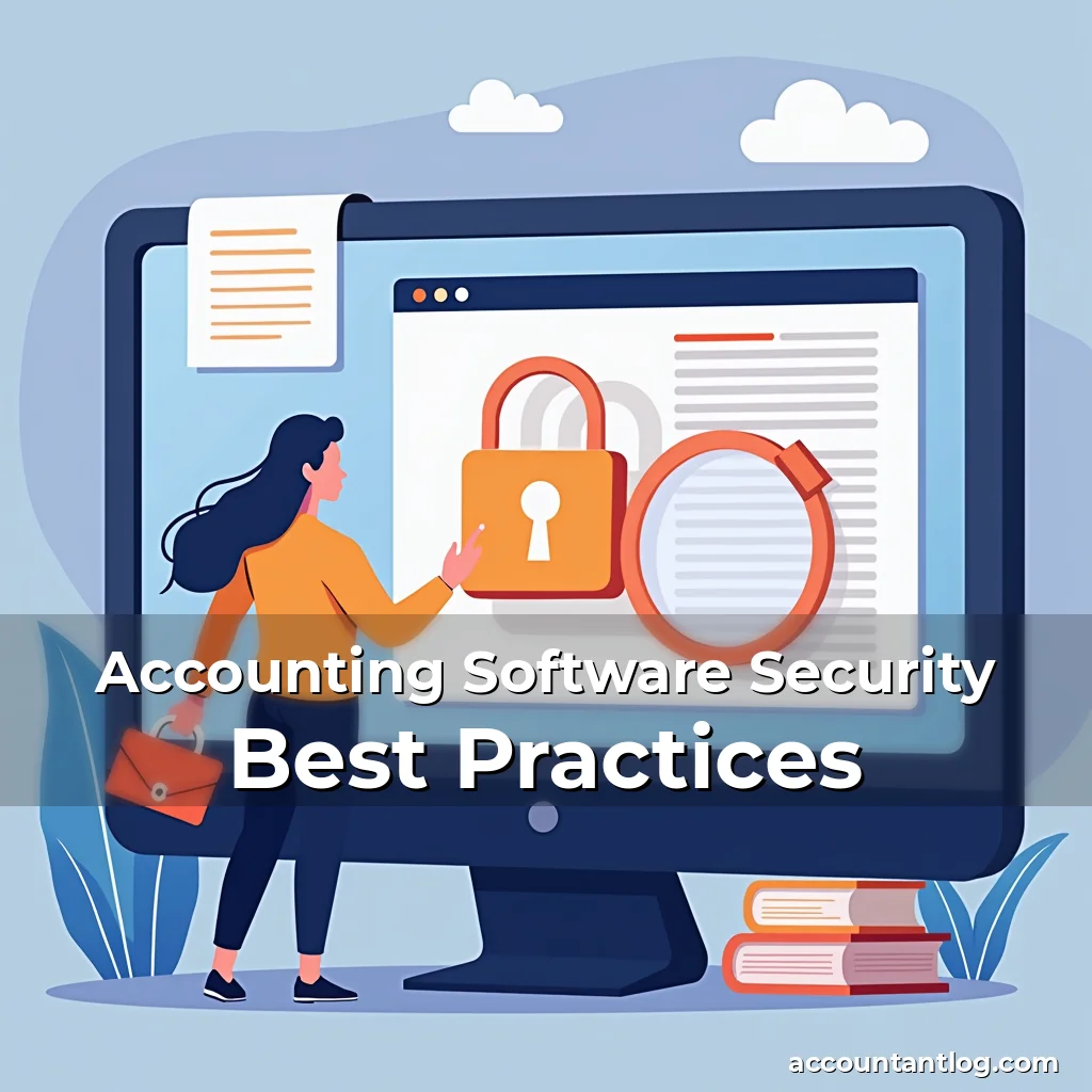 Artistic representation for Accounting Software Security Best Practices