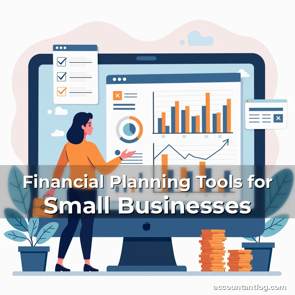 Artistic representation for Financial Planning Tools for Small Businesses