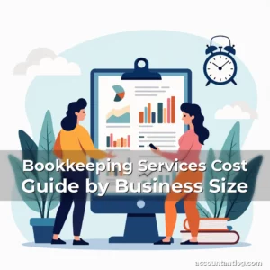 Artistic representation for Bookkeeping Services Cost Guide by Business Size