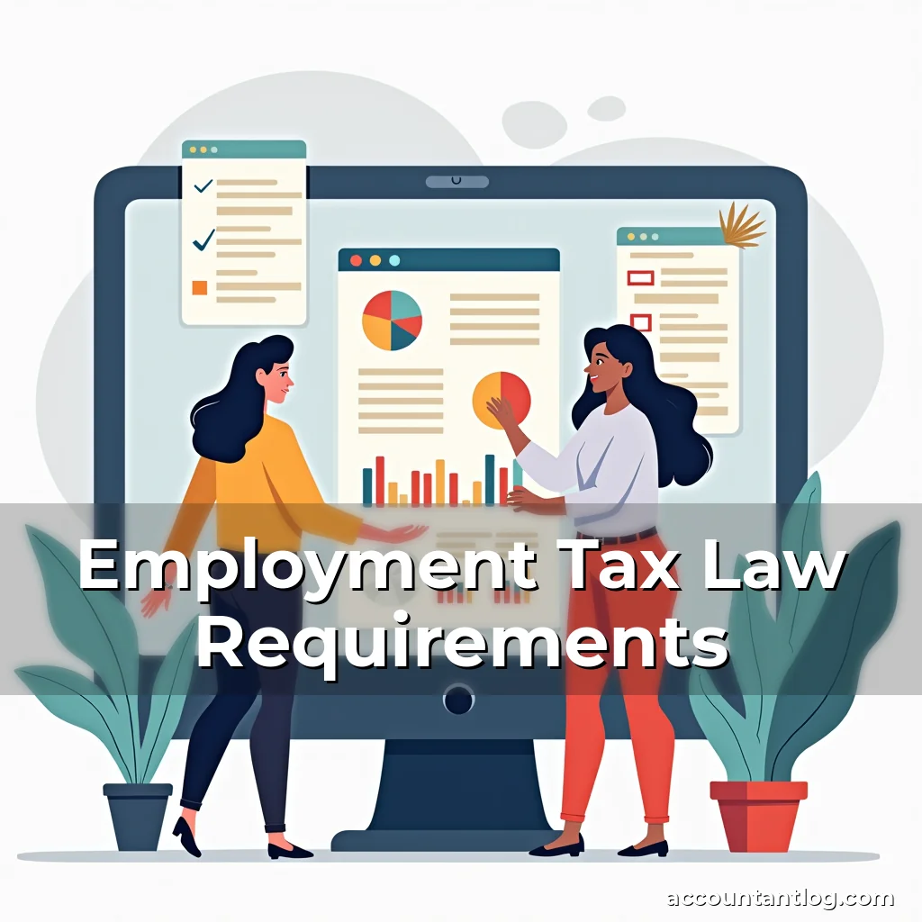 Artistic representation for Employment Tax Law Requirements