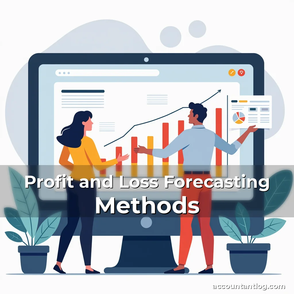 Artistic representation for Profit and Loss Forecasting Methods