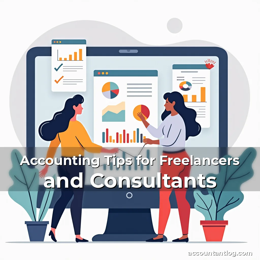 Artistic representation for Accounting Tips for Freelancers and Consultants