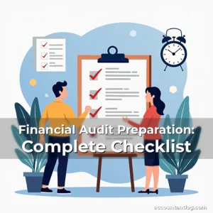 Artistic representation for Financial Audit Preparation: Complete Checklist