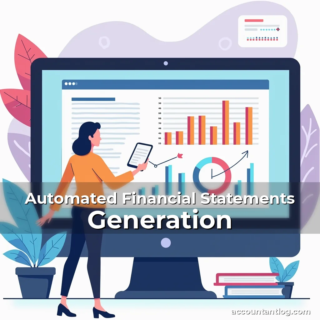 Artistic representation for Automated Financial Statements Generation