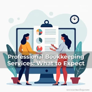 Artistic representation for Professional Bookkeeping Services: What to Expect