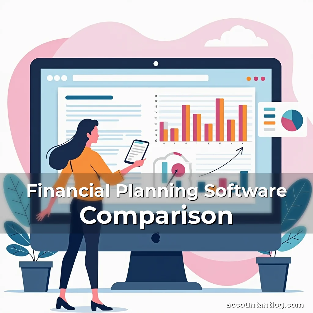 Artistic representation for Financial Planning Software Comparison