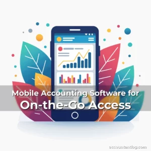 Artistic representation for Mobile Accounting Software for On-the-Go Access