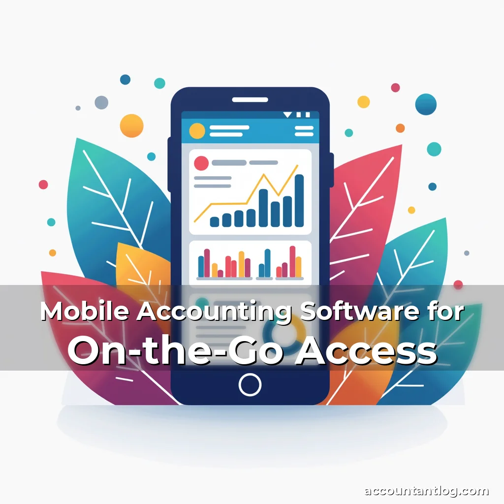 Artistic representation for Mobile Accounting Software for On-the-Go Access