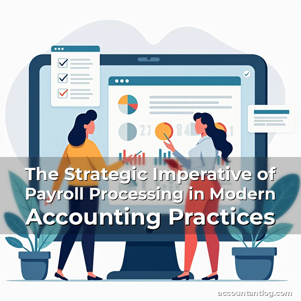 Artistic representation for The Strategic Imperative of Payroll Processing in Modern Accounting Practices