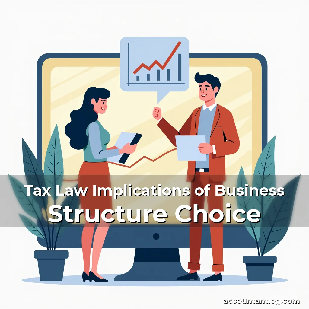 Artistic representation for Tax Law Implications of Business Structure Choice