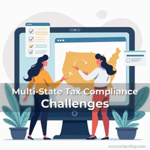 Artistic representation for Multi-State Tax Compliance Challenges