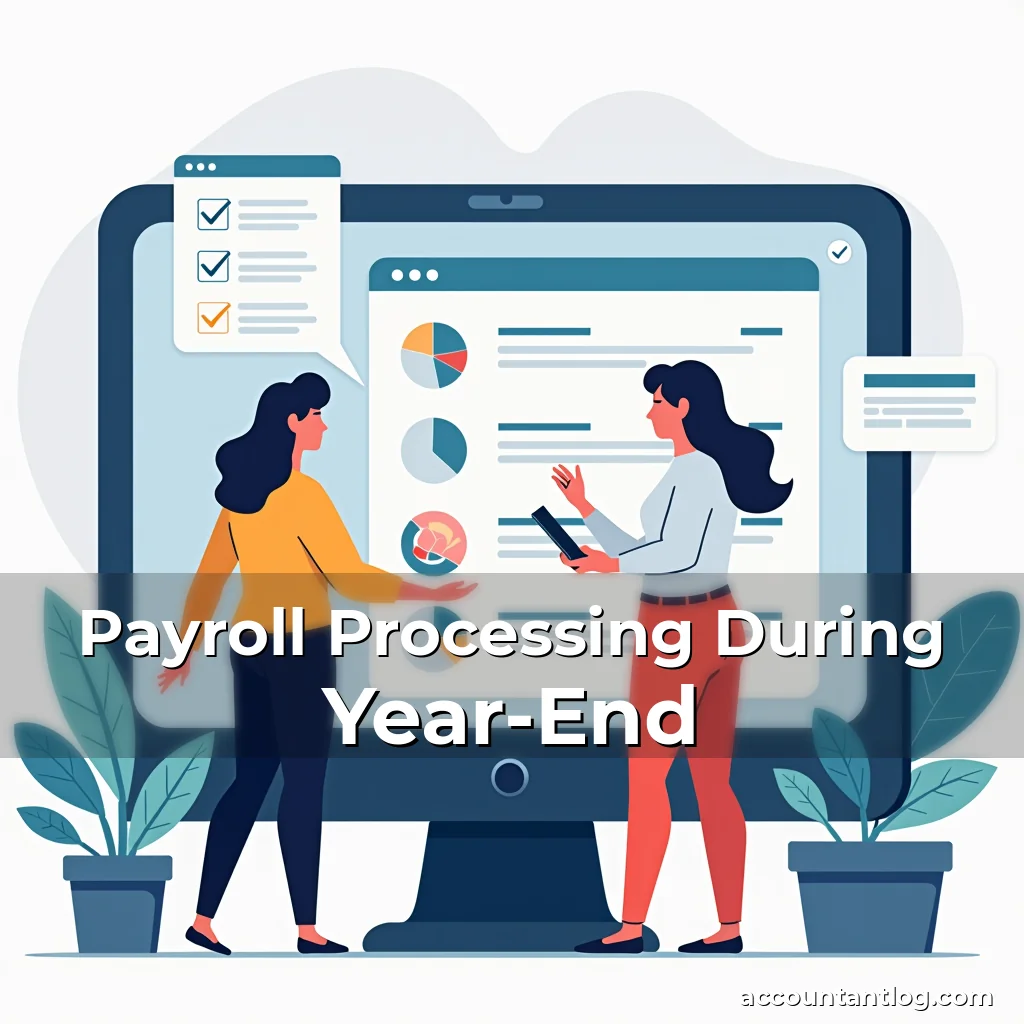 Artistic representation for Payroll Processing During Year-End