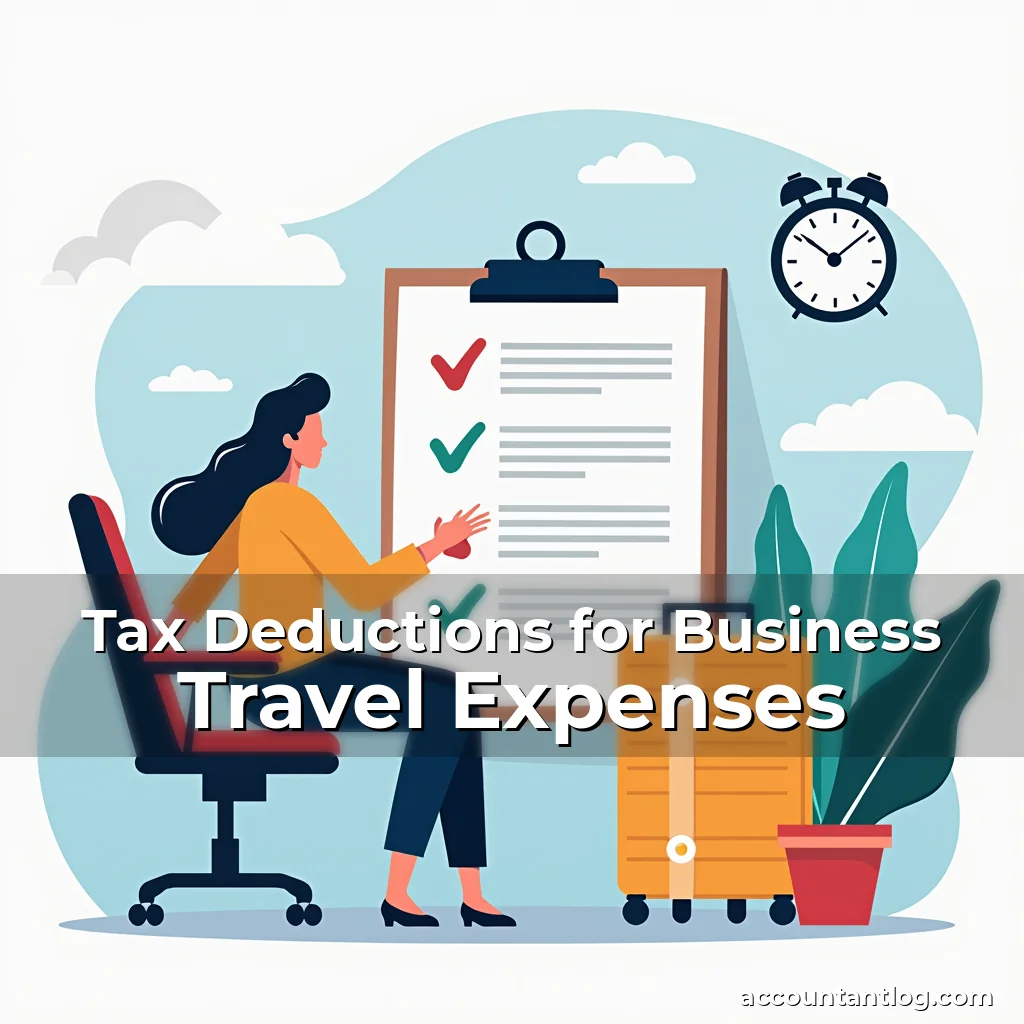 Artistic representation for Tax Deductions for Business Travel Expenses