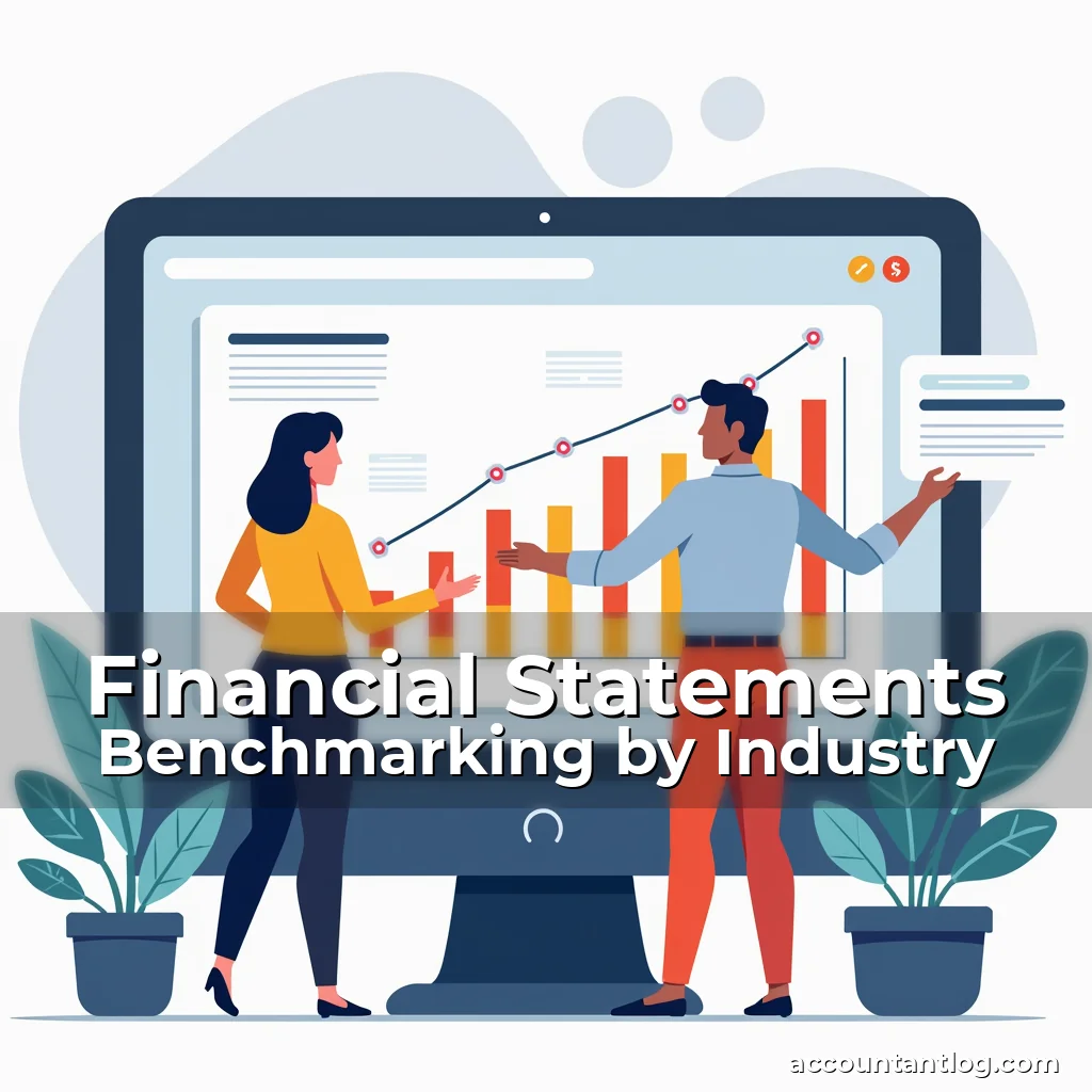 Artistic representation for Financial Statements Benchmarking by Industry