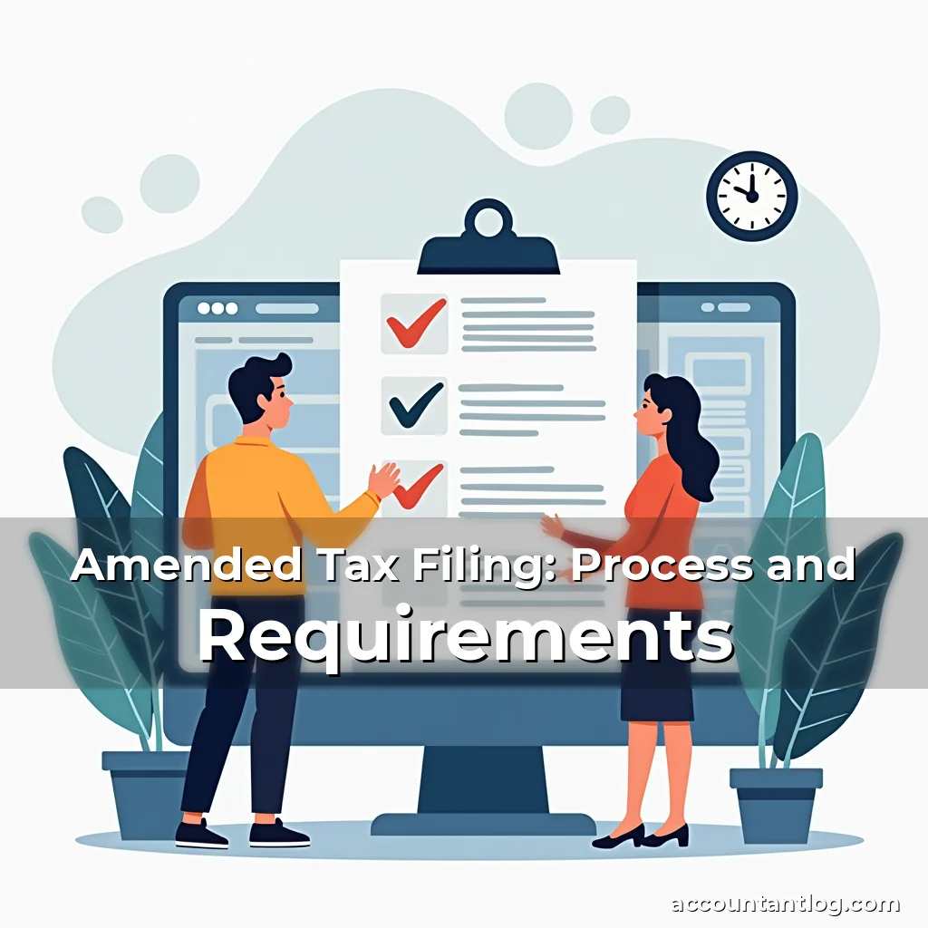 Artistic representation for Amended Tax Filing: Process and Requirements