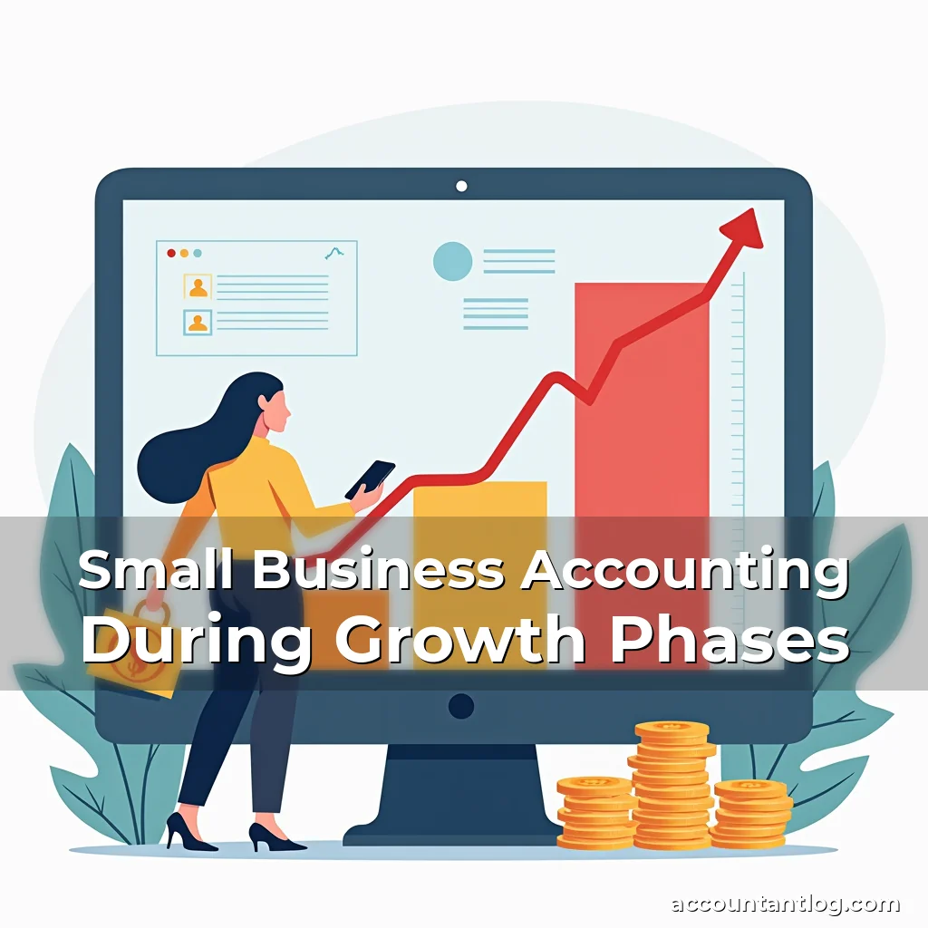 Artistic representation for Small Business Accounting During Growth Phases