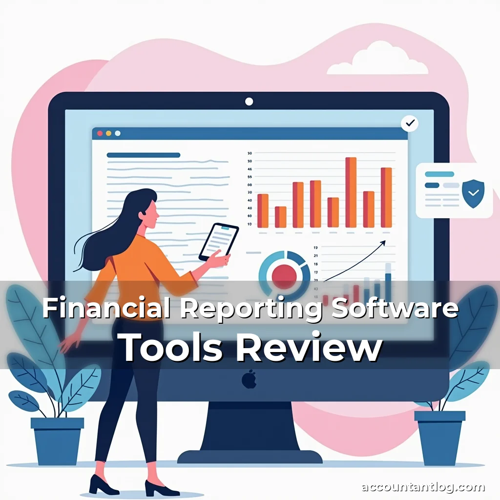Artistic representation for Financial Reporting Software Tools Review