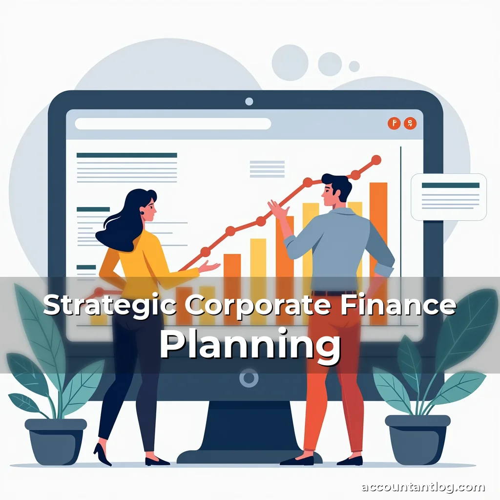Artistic representation for Strategic Corporate Finance Planning