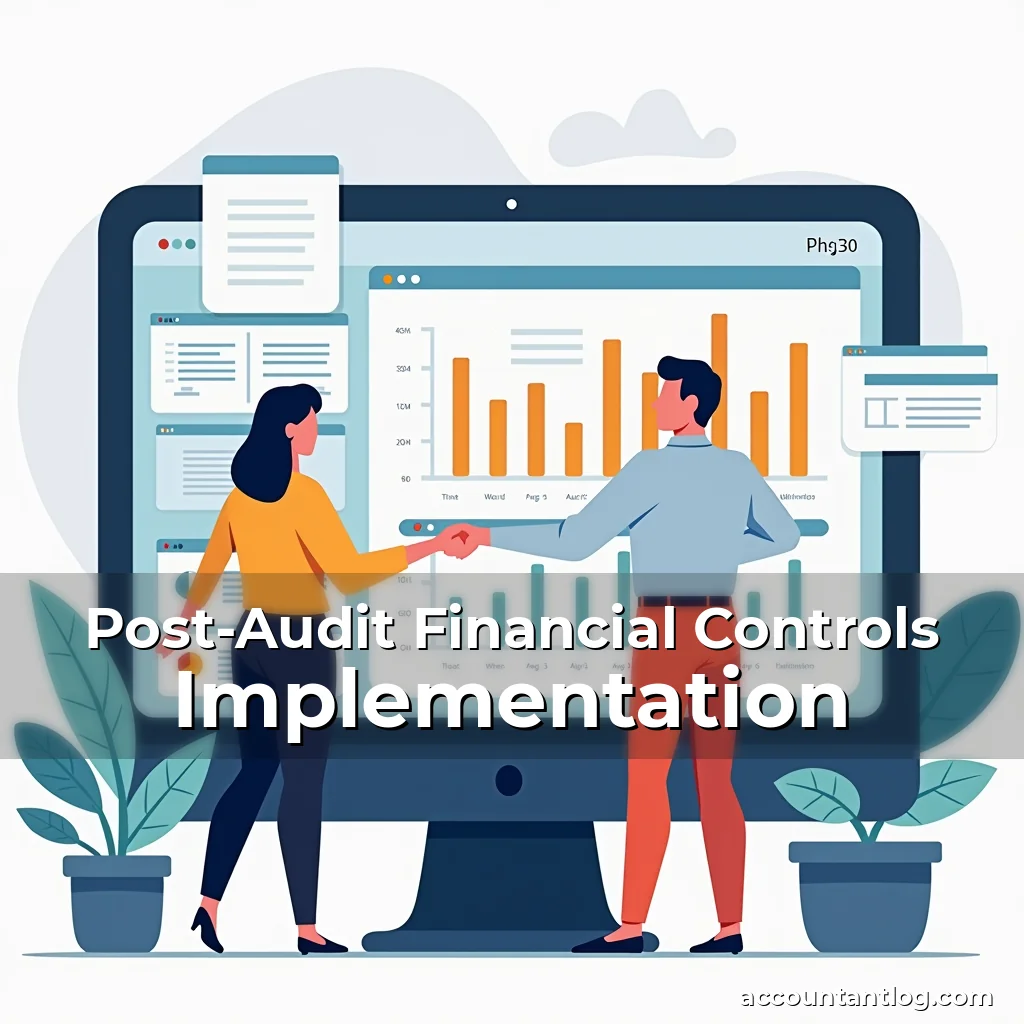 Artistic representation for Post-Audit Financial Controls Implementation