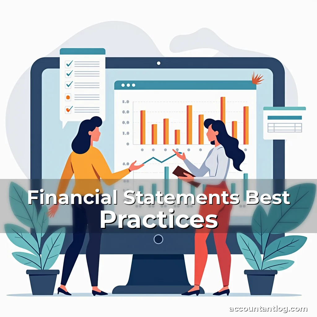 Artistic representation for Financial Statements Best Practices