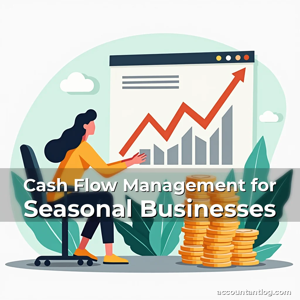 Artistic representation for Cash Flow Management for Seasonal Businesses