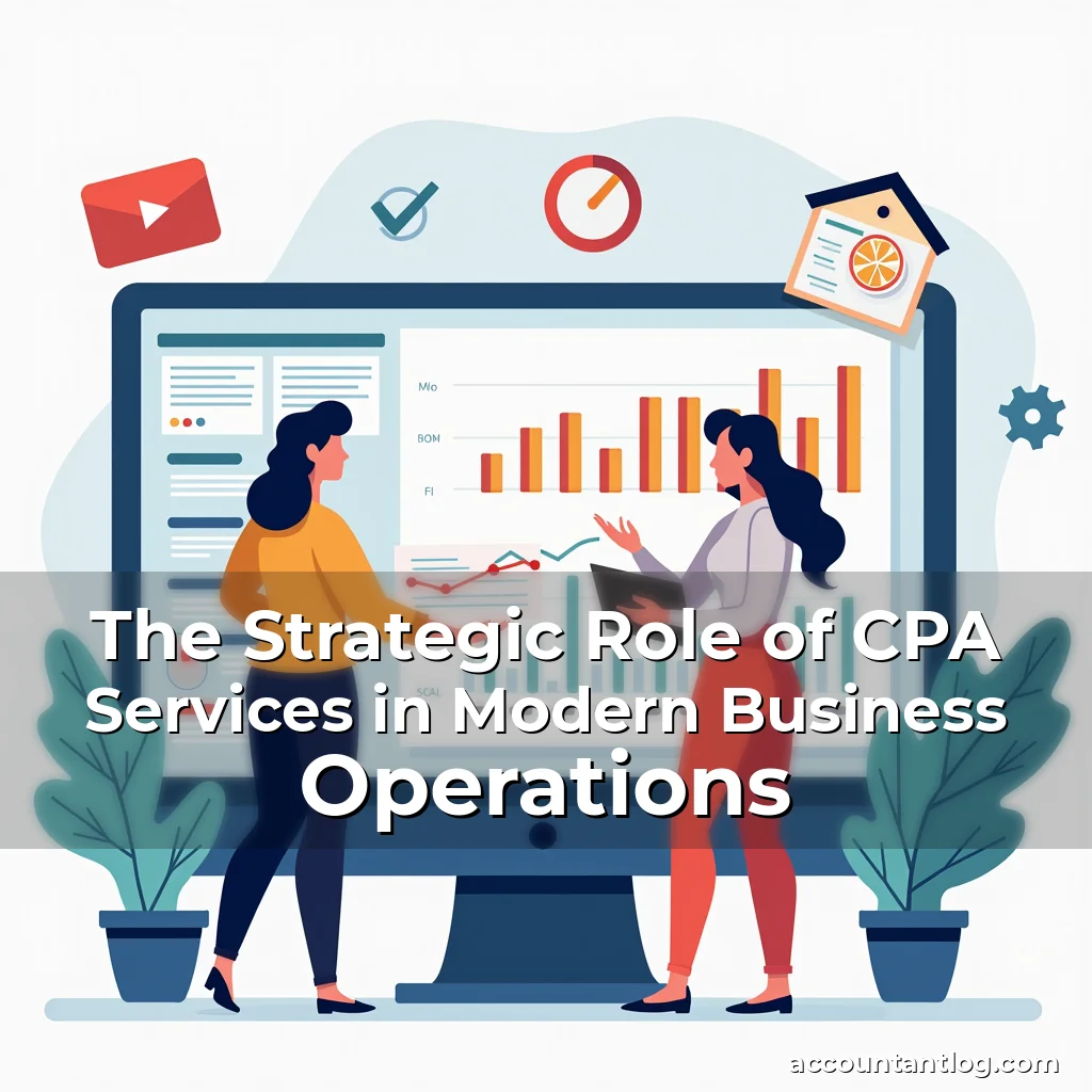 Artistic representation for The Strategic Role of CPA Services in Modern Business Operations