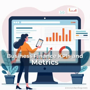 Artistic representation for Business Finance KPIs and Metrics