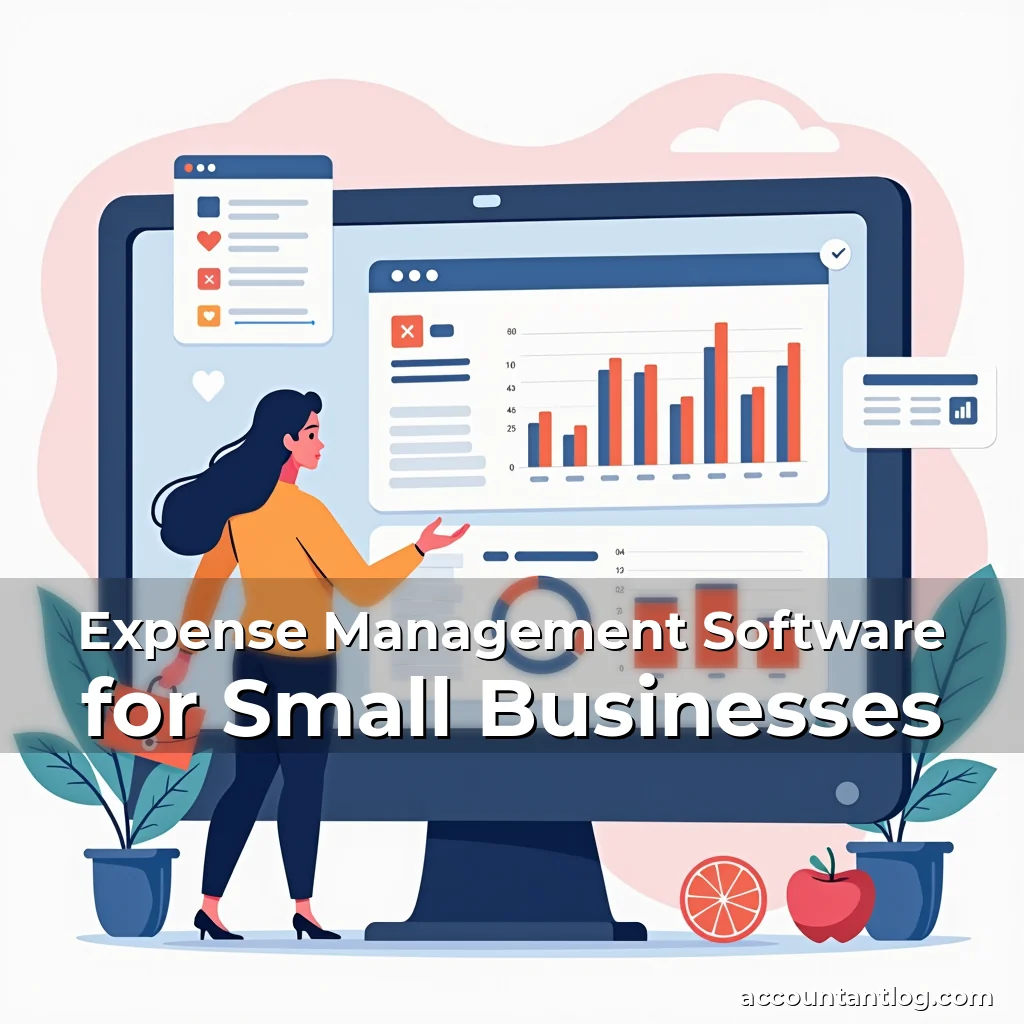 Artistic representation for Expense Management Software for Small Businesses