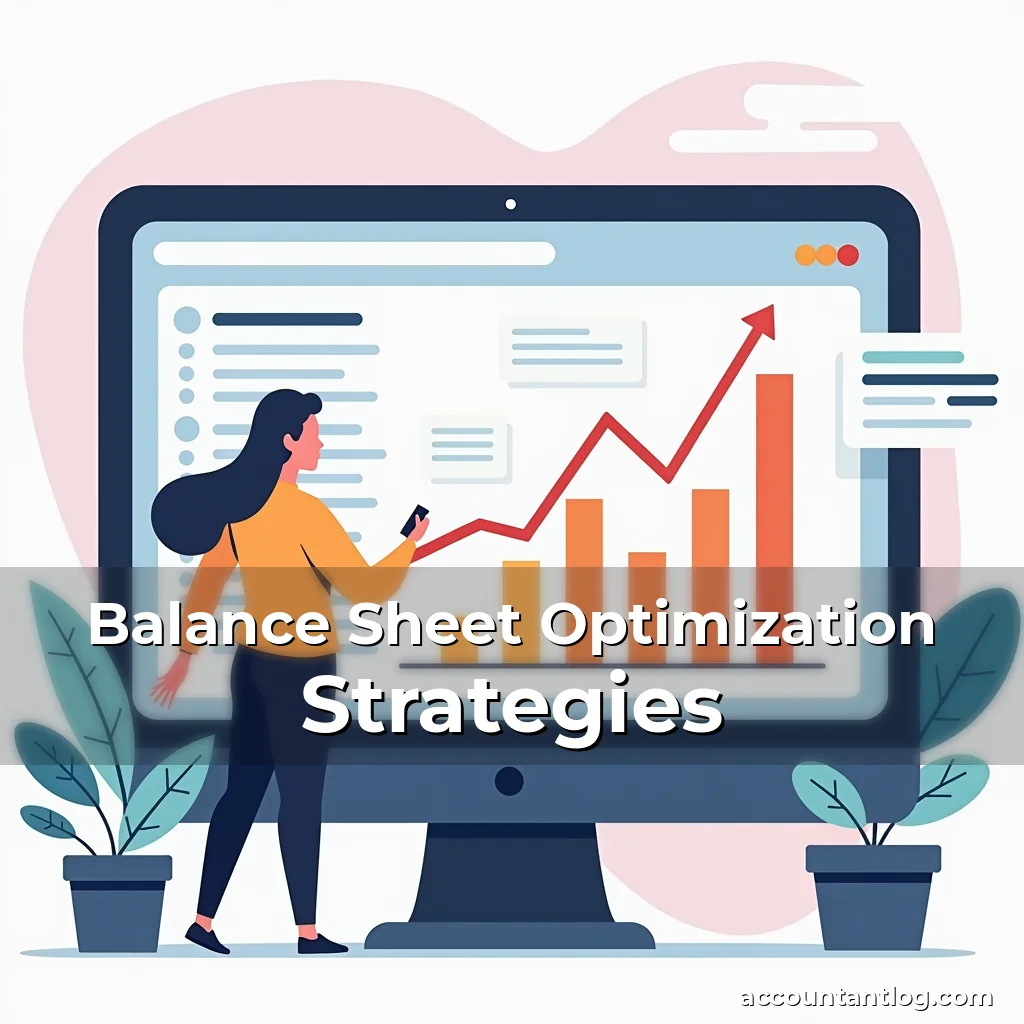 Artistic representation for Balance Sheet Optimization Strategies