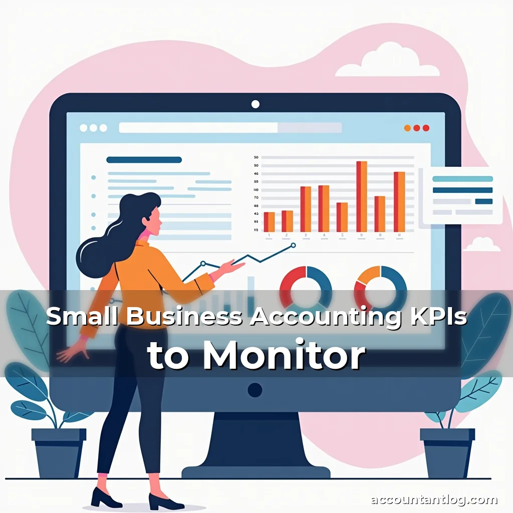 Artistic representation for Small Business Accounting KPIs to Monitor