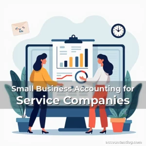 Artistic representation for Small Business Accounting for Service Companies