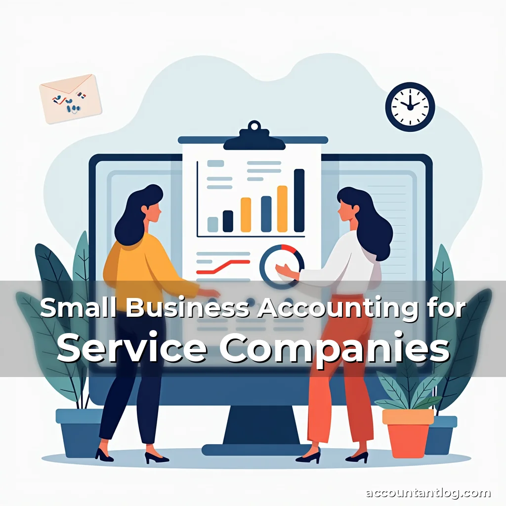 Artistic representation for Small Business Accounting for Service Companies