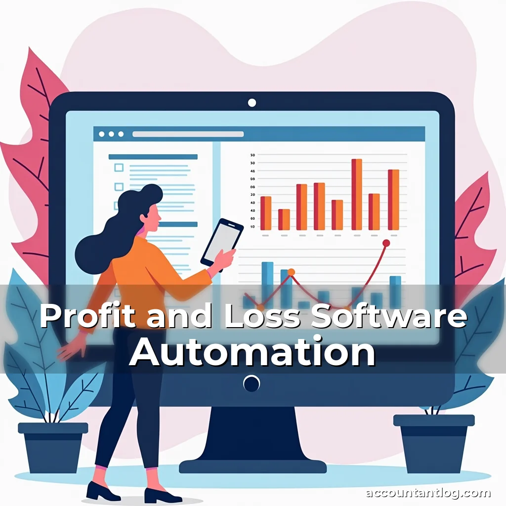 Artistic representation for Profit and Loss Software Automation