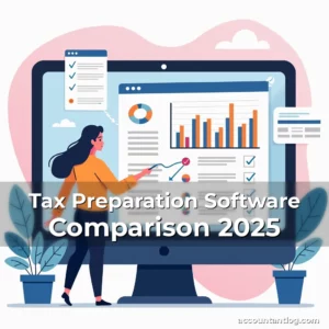 Artistic representation for Tax Preparation Software Comparison 2025