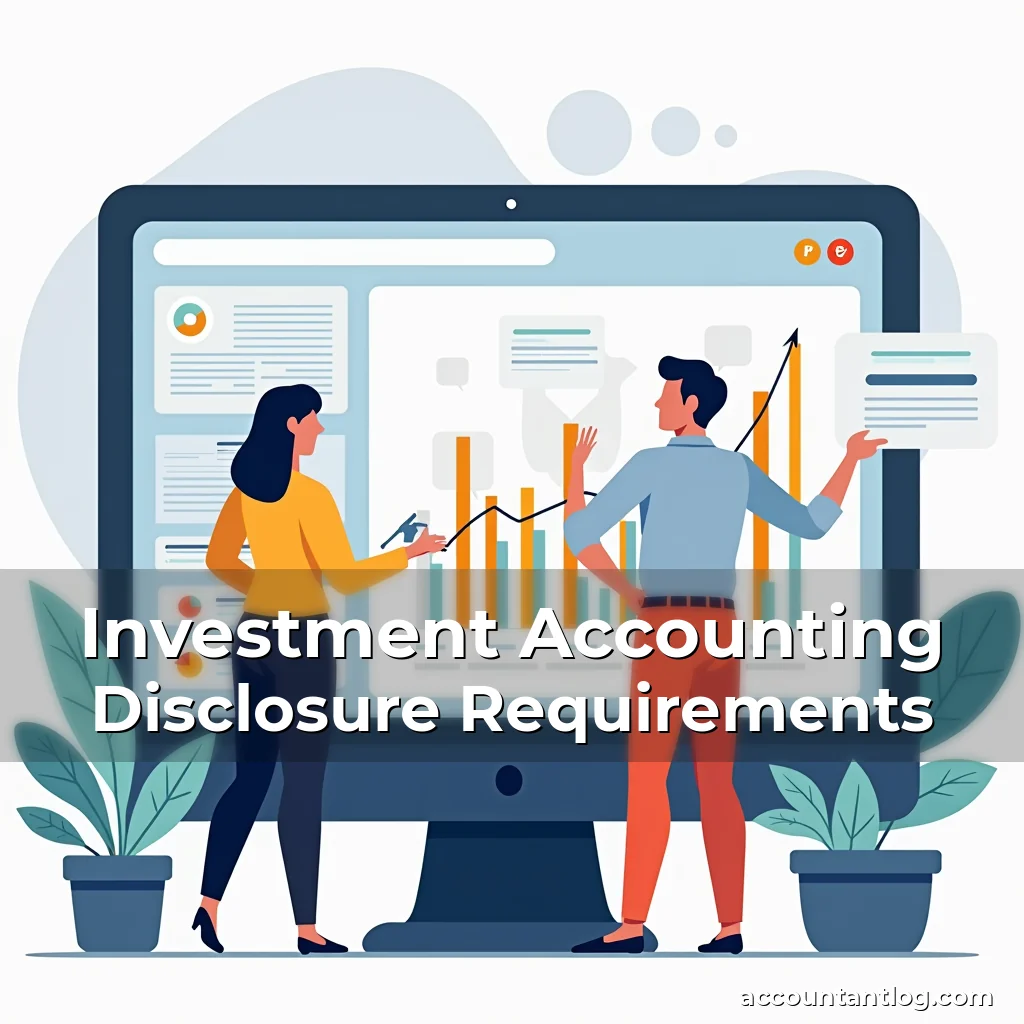 Artistic representation for Investment Accounting Disclosure Requirements