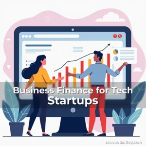 Artistic representation for Business Finance for Tech Startups