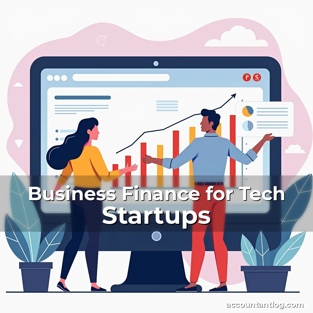 Artistic representation for Business Finance for Tech Startups