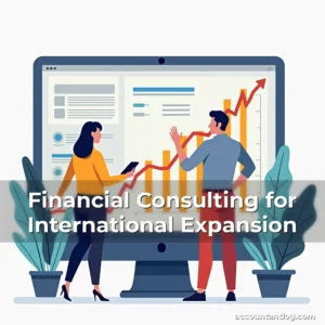 Artistic representation for Financial Consulting for International Expansion