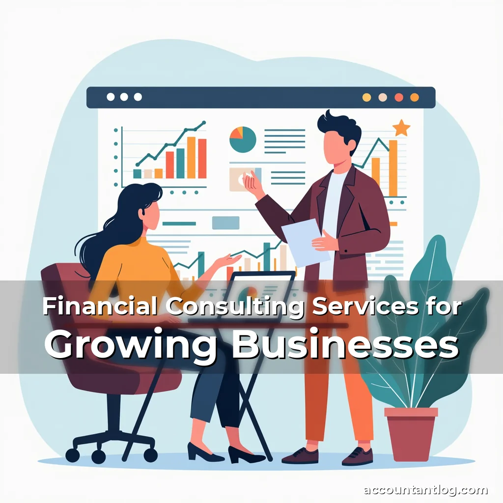 Artistic representation for Financial Consulting Services for Growing Businesses