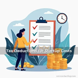 Artistic representation for Tax Deductions for Startup Costs