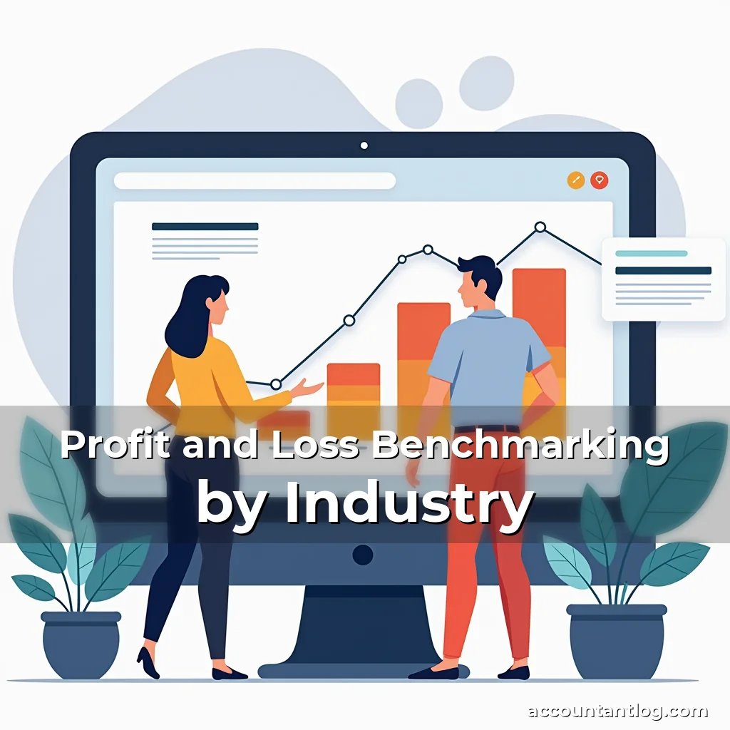 Artistic representation for Profit and Loss Benchmarking by Industry