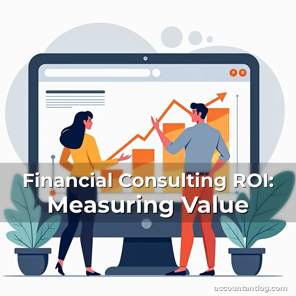 Artistic representation for Financial Consulting ROI: Measuring Value