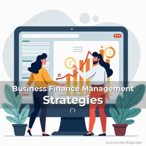 Artistic representation for Business Finance Management Strategies